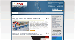 Desktop Screenshot of cdu-staedteregion-aachen.de